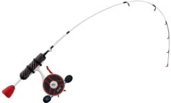 13 Fishing USAFF-LH-27UL FreeFall Ghost Patriot Edition Ice Combo