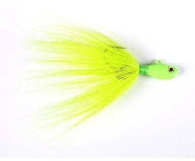 S & S Bucktails Rattletail 1/2oz Jig Lure 20-Red/Pearl