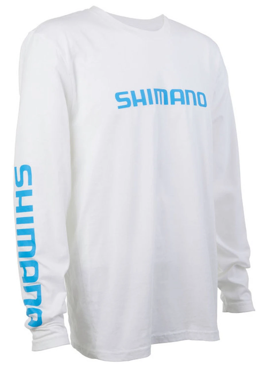 Shimano Logo Cotton Long Sleeve T-Shirts - Image 4