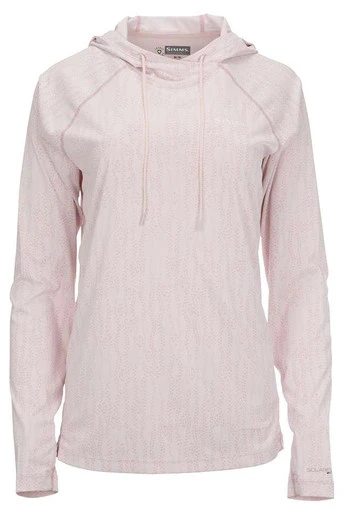 Simms Womens Bugstopper Solarflex Hoody - Lily Pad Cloud Pink